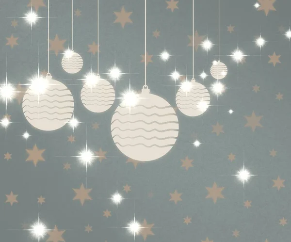 Abstract Background Christmas Balls — Stock Photo, Image