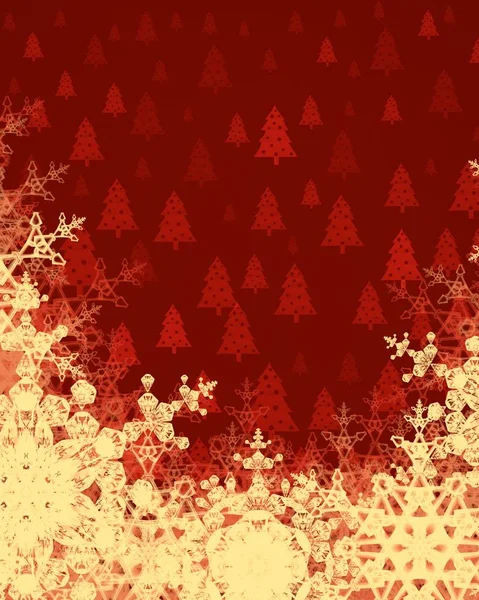 Natale Poster Astratto Inverno Nuovo Anno Carta Parati Illustrazione — Foto Stock