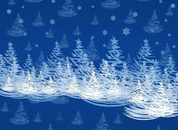 Vetor Fundo Natal Com Flocos Neve — Fotografia de Stock