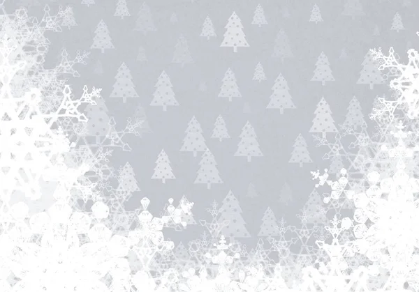 Абстрактний Гранжевий Фон Сніжинками — стокове фото