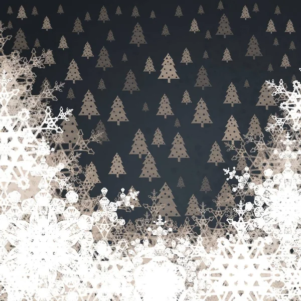 Abstract Seamless Background Snowflakes — Stock Photo, Image