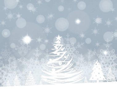 Noel arka plan kopya alanı ile