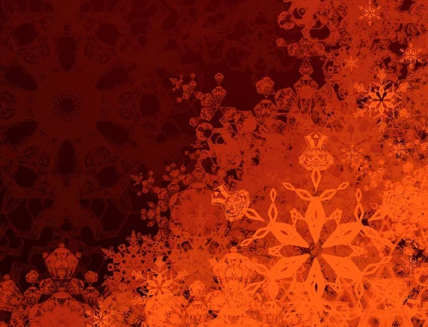 Abstract Christmas Background Snowflakes — Stock Photo, Image