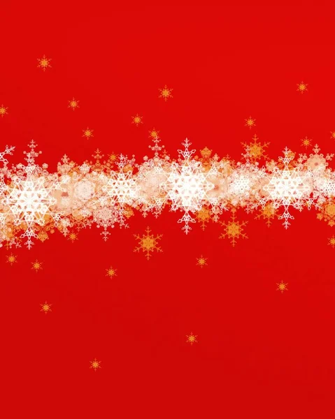 Abstrakte Weihnachten Hintergrund Mit Schneeflocken — Stockfoto