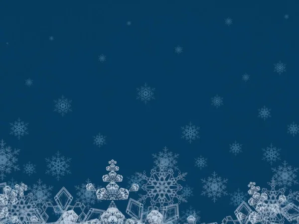 2Dイラスト 抽象的な雪片 クリスマスの時間のテクスチャ カラフルな背景 装飾的な紙カード画像 クリスマスイブの装飾 — ストック写真