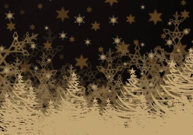 2d illüstrasyon. Renkli arka planda kar taneleri görüntü deseni. Kutsal Noel günü etkinlik zamanı. Dekoratif kağıt kart. Noel arifesi kutlaması. Dekorasyon doku illüstrasyon.