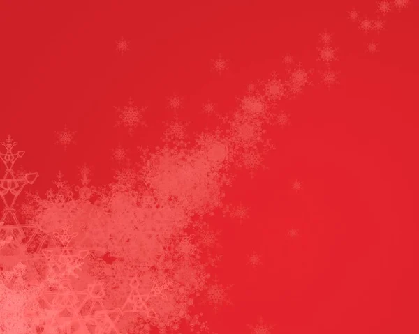 Абстрактный Рождественский Фон Снежинками — стоковое фото