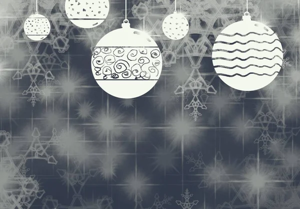 Vánoční Pozadí Abstraktní Kopií Prostor — Stock fotografie