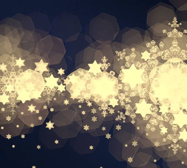 Abstrato Fundo Natal Com Estrelas — Fotografia de Stock