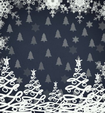 Noel arka plan kopya alanı ile