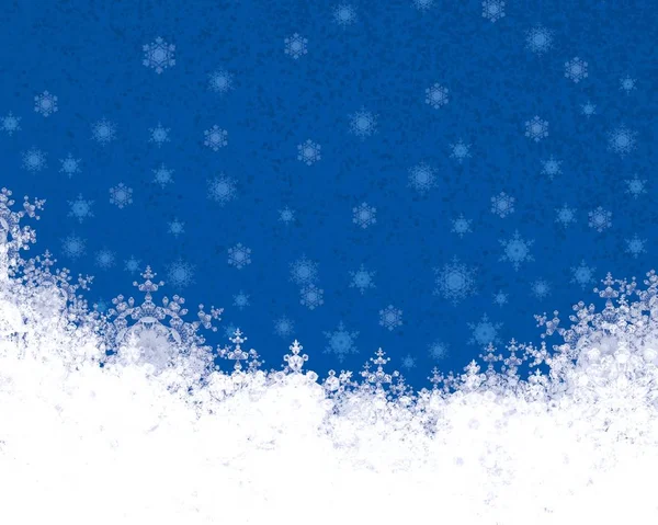 Weihnachten Glänzenden Hintergrund Mit Schneeflocken — Stockfoto