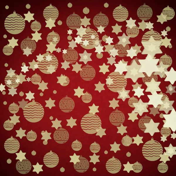 Abstracte Kerstmis Achtergrond Met Sterren — Stockfoto