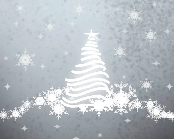 크리스마스 나무와 — 스톡 사진