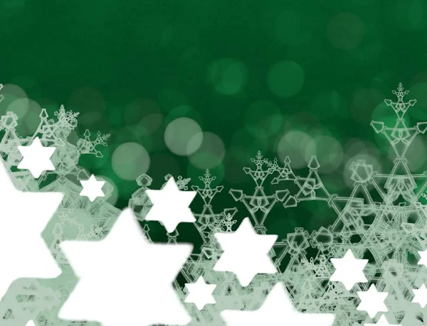 Abstract Christmas Background Snowflakes — Stock Photo, Image