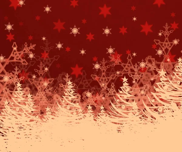 Abstract Christmas Background Snowflakes — Stock Photo, Image