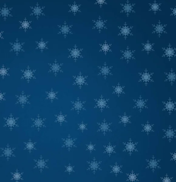 Fondo Navidad Abstracto Con Copos Nieve — Foto de Stock