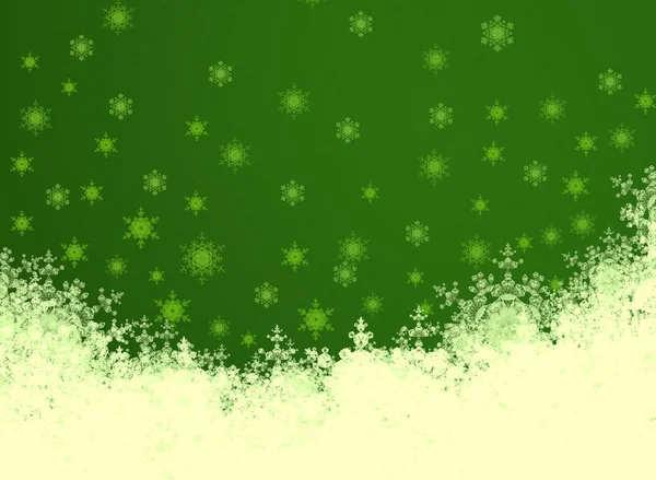 Fondo Navidad Abstracto Con Copos Nieve — Foto de Stock