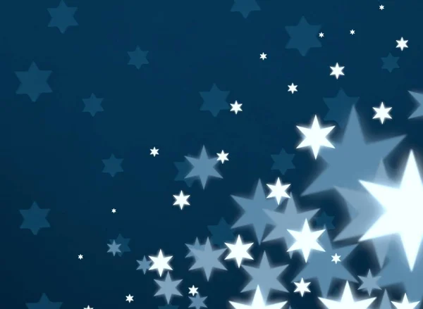 Fondo Cielo Azul Con Estrellas —  Fotos de Stock