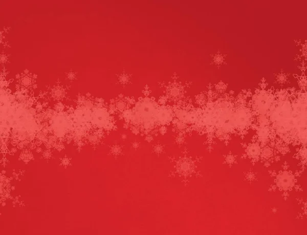 Fondo Navidad Abstracto Con Copos Nieve — Foto de Stock