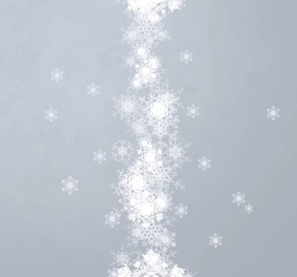 Illustrazione Fiocchi Neve Modello Immagine Sfondo Colorato Santo Natale Ora — Foto Stock