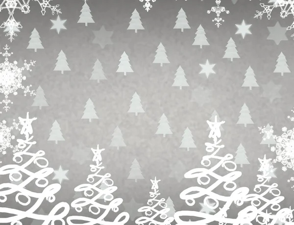 Fiocchi Neve Astratti Illustrazione Tempo Natale Texture Decorativa Sfondo Colorato — Foto Stock