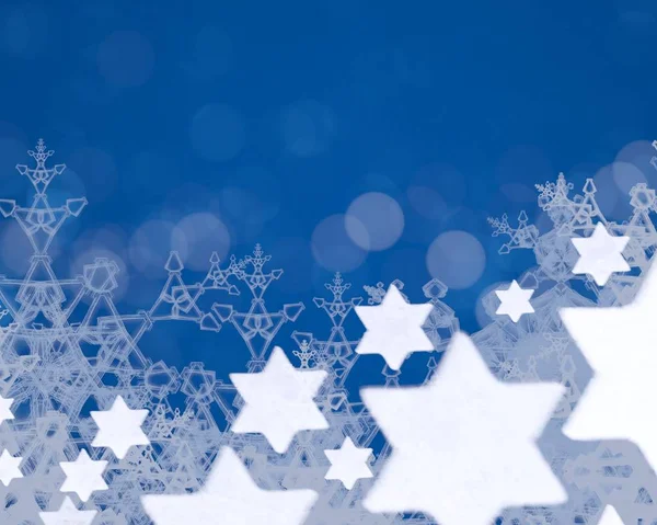 Karácsonyfa Kék Égbolttal — Stock Fotó
