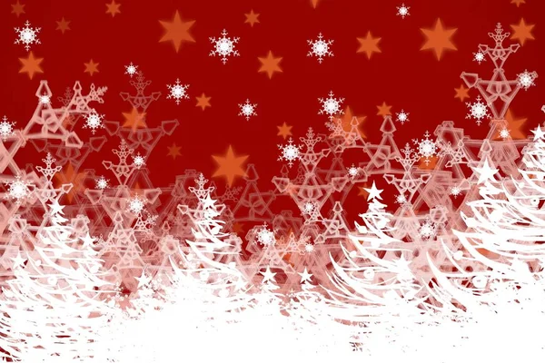 Abstract Christmas Background Snowflakes — Stock Photo, Image