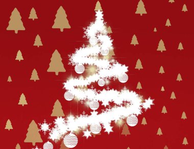 Yıldız ile sorunsuz Noel arka plan