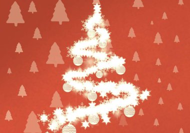 kar taneleri ile sorunsuz Noel arka plan