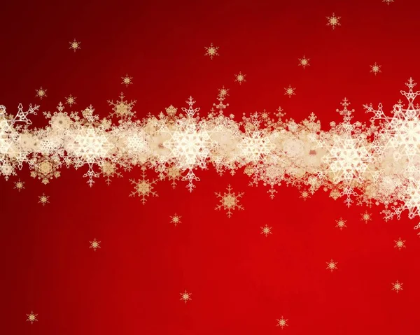 Astratto Sfondo Natale Con Fiocchi Neve — Foto Stock