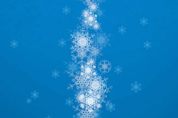 Abstract Seamless Background Snowflakes — Stock Photo, Image