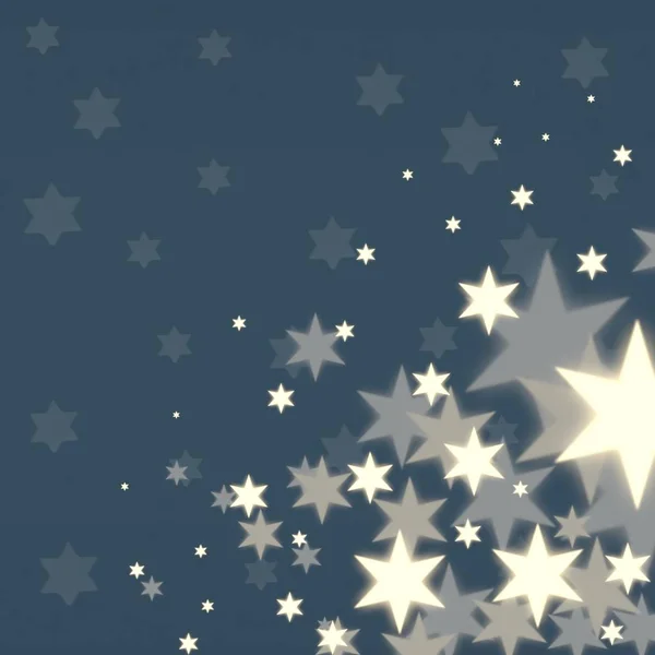 Abstrato Fundo Natal Com Estrelas — Fotografia de Stock