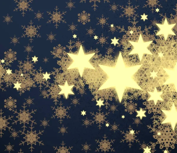 Beautiful Christmas Tree Stars — Stock Photo, Image