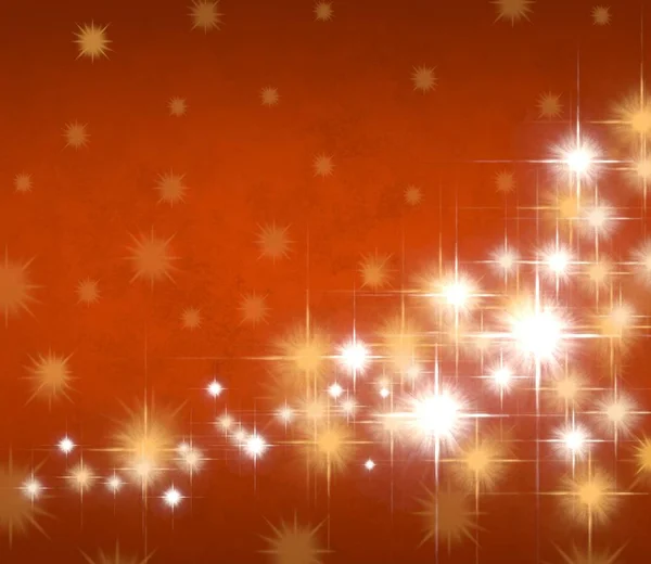 Fondo Navidad Colorido Con Estrellas —  Fotos de Stock
