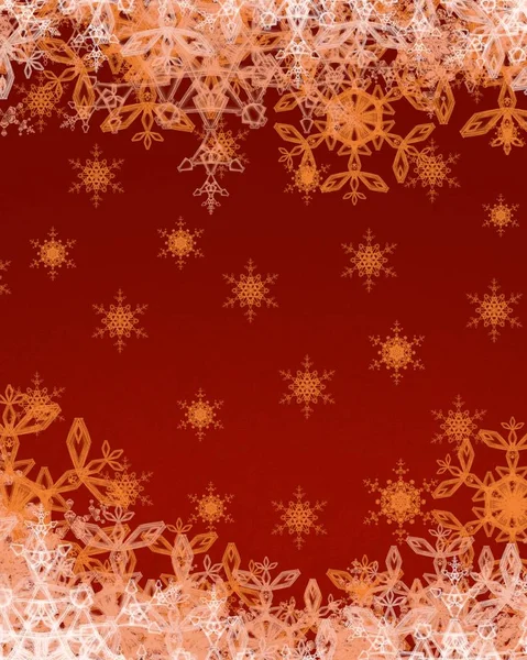 Abstract Christmas Background Snowflakes — Stock Photo, Image