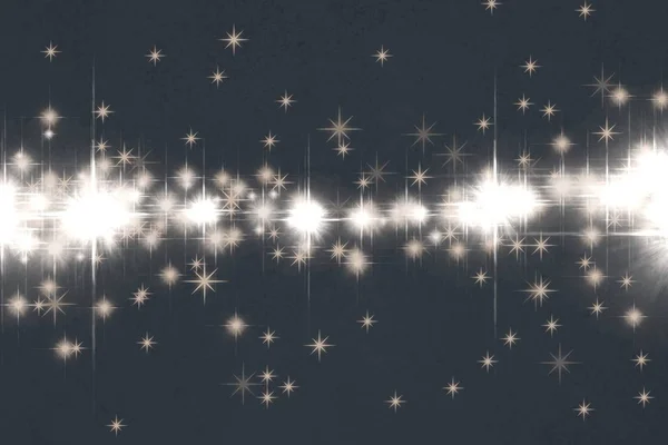 与明星的抽象圣诞节背景 — 图库照片