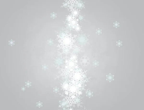 Fondo Navidad Abstracto Con Copos Nieve — Foto de Stock