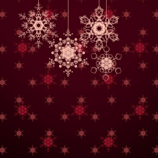 Kleurrijke Abstracte Merry Christmas Achtergrond — Stockfoto