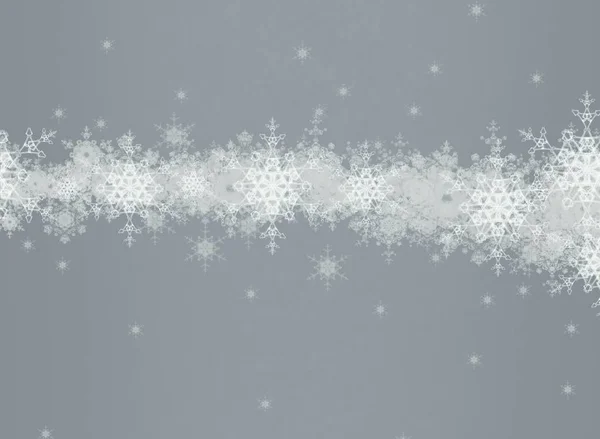 Snow Black Background — Stock Photo, Image