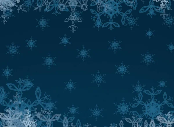 Nieuwjaar Thema Achtergrond Winter Wallpaper — Stockfoto