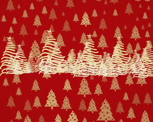 Red Flag Christmas Background — Stock Photo, Image