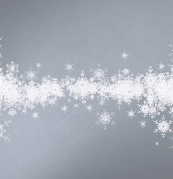 Kar Taneleri Ile Noel Gökyüzü Arka Plan — Stok fotoğraf