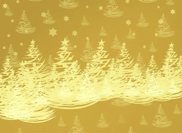 Vector Patrón Sin Costura Con Árboles Navidad — Foto de Stock