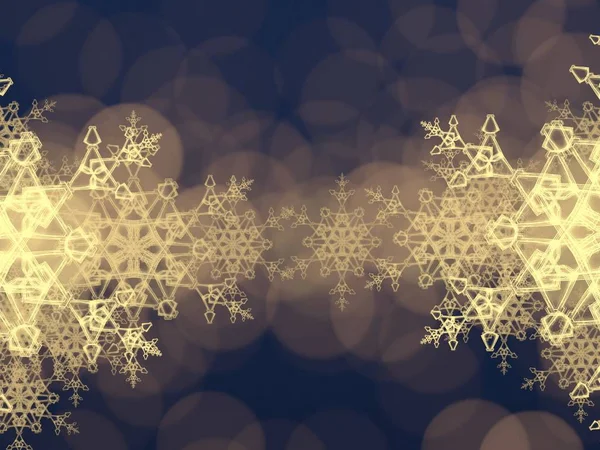 Abstract Christmas Background Snowflakes — Stock Photo, Image