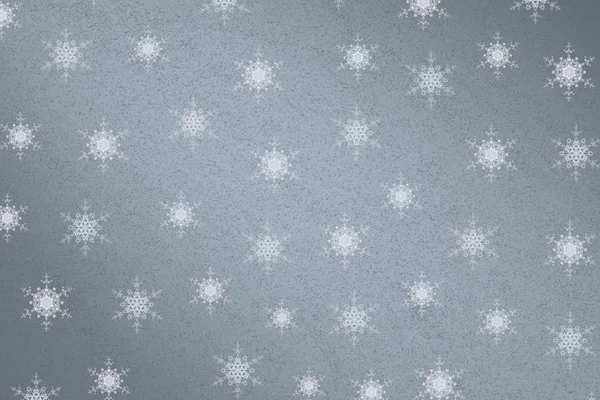 Абстрактний Безшовний Візерунок Сніжинками — стокове фото