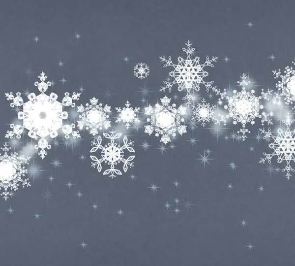 Abstract Christmas Background Snowflakes — Stock Photo, Image