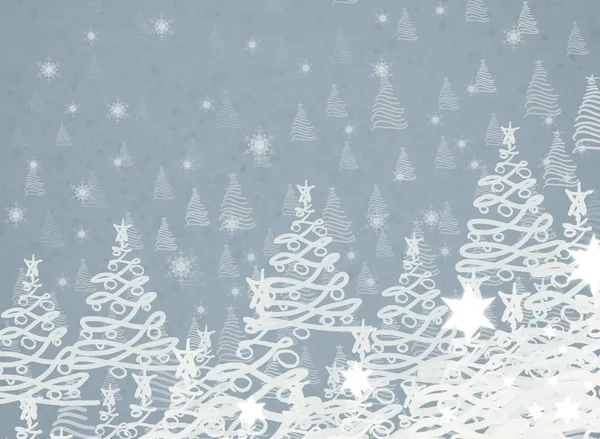 Abstract Seamless Background Snowflakes — Stock Photo, Image