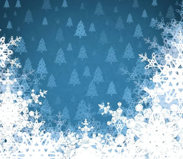 Seamless Christmas Background Snowflakes — Stock Photo, Image