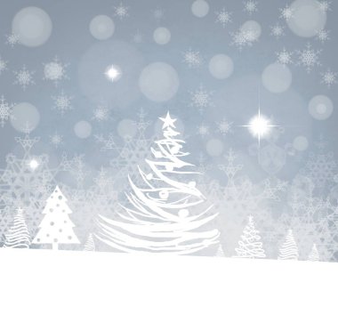 Kar taneli vektör noel arkaplanı