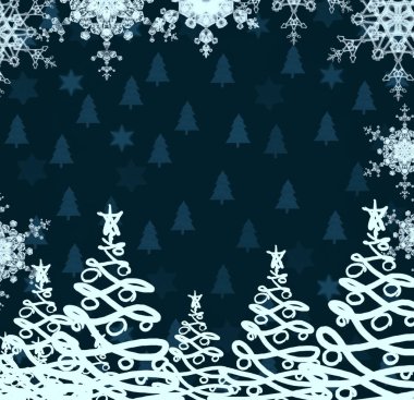 Kış tatil arka plan 